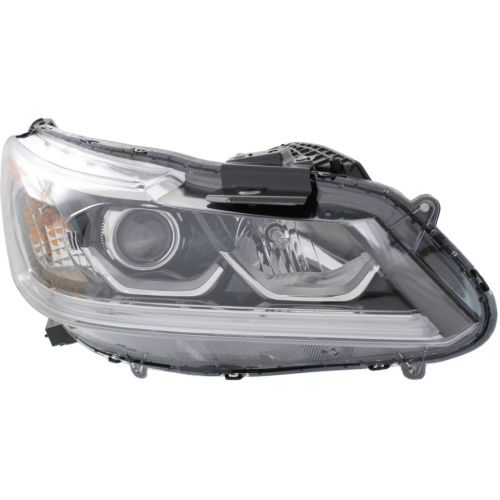 HONDA ACCORD SEDAN  HEAD LAMP ASSEMBLY RIGHT (Passenger Side) (HALOGEN) W/LED DRL OEM# 33100T2AA81 2013-2017 PL# HO2503169