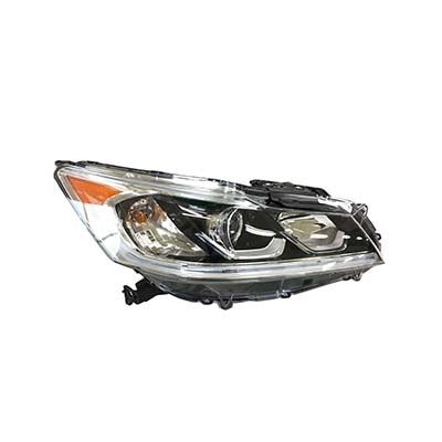 HONDA ACCORD HYBRID  HEAD LAMP ASSY RIGHT (Passenger Side) (HALOGEN) OEM# 33100T2AA91 2017 PL# HO2503177