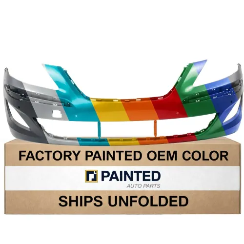 2011-2014 HYUNDAI GENESIS SEDAN Front Bumper with Park Assist CAPA OEM# 865403M510 PL# HY1000198C