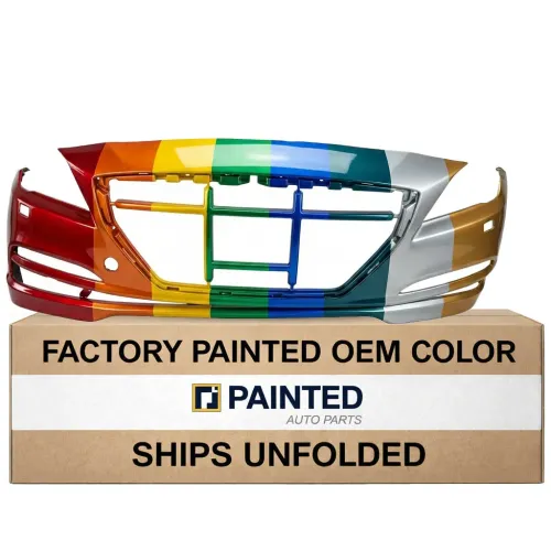 2015-2016 HYUNDAI GENESIS SEDAN Front Bumper with Washer without Sensor CAPA OEM# 86511B1100 PL# HY1000207C