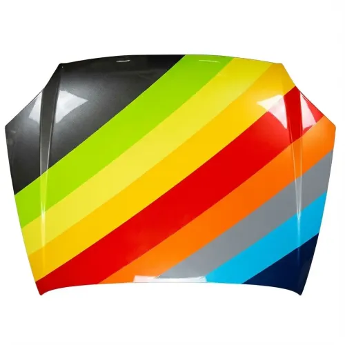 2003-2006 HYUNDAI ACCENT Hood CAPA Certified OEM# 6640025520 PL# HY1230128C