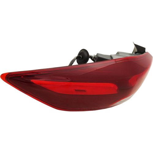 HYUNDAI ELANTRA SEDAN TAIL LAMP ASSEMBLY LEFT (Driver Side) (OUTER)(KOREA)(STD BULB)**CAPA** OEM# 92401F2020 2017-2018 PL# HY2804142C