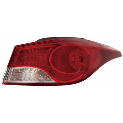 HYUNDAI ELANTRA SEDAN TAIL LAMP ASSEMBLY RIGHT (Passenger Side) (KOREA BUILT)(STD BULB) OEM# 924023X050 2011-2013 PL# HY2805120