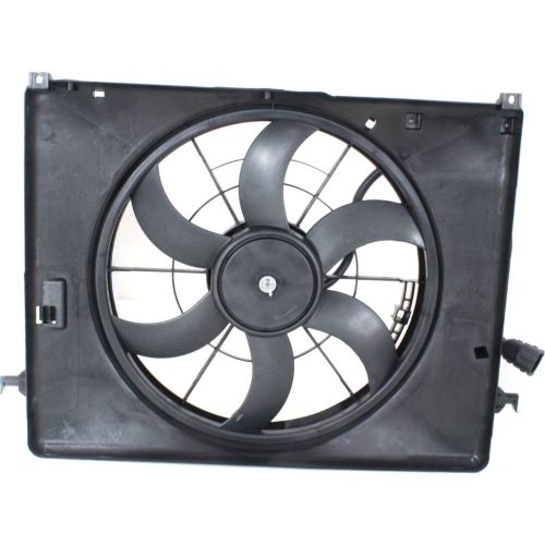 HYUNDAI GENESIS SEDAN RADIATOR & A/C FAN ASSEMBLY (3.8L)(SINGLE FAN) OEM# 253803M250 2009-2014 PL# HY3115126