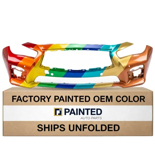 2014-2017 INFINITI Q50 Front Bumper with Sensor and Sport CAPA OEM# 620224HE0H PL# IN1000259C