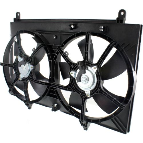 INFINITI FX35/FX45 RADIATOR & A/C FAN ASSEMBLY (3.5L)(DUAL FAN)(WO/ HARNESS) OEM# 21481CL80A 2003-2008 PL# IN3115104