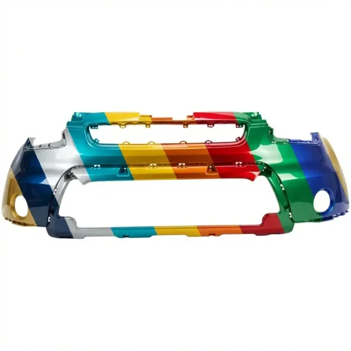 2010-2011 KIA SOUL Front Bumper with Rocker Molding CAPA OEM# 865112K050 PL# KI1000146C