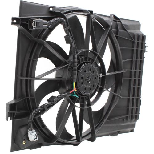 KIA SPORTAGE  RADIATOR & A/C FAN ASSY (2.7L)(SINGLE FAN) OEM# 253801F381 2005-2007 PL# KI3115116