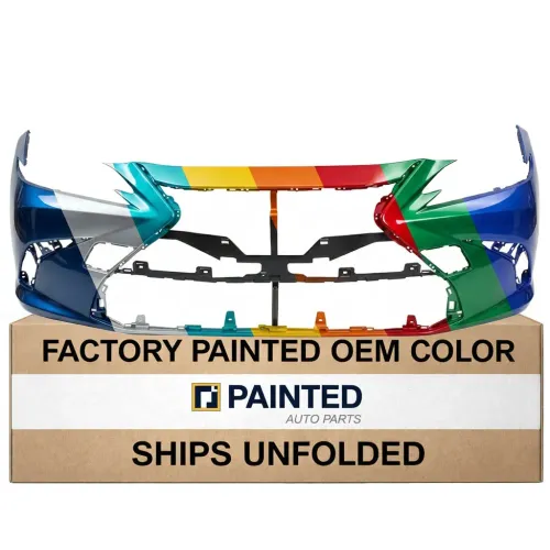 2019-2021 LEXUS ES 300h Front Bumper Without Sensor Without F Sport Japan With Tow CAPA OEM# 521193T941 PL# LX1000360C