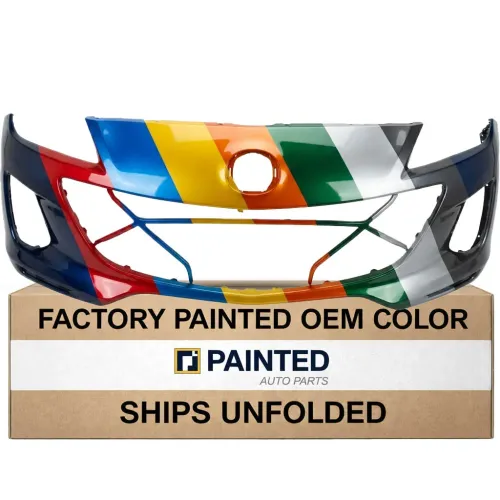 2012-2013 MAZDA MAZDA3 Front Bumper OEM# BGV450031EBB PL# MA1000235
