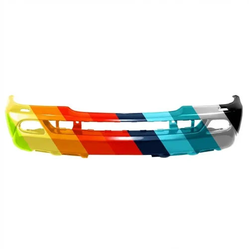 2002-2005 MERCEDES-BENZ ML-CLASS 163 Front Bumper with Rectangular Fog Cutouts without Parking Sensors with Washer OEM# 1638804670 PL# MB1000163