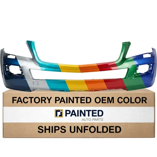 2007-2009 MERCEDES-BENZ GL-CLASS 164 Front Bumper (Oval Fog) (With Washer) (Without Sensor) (With Curve Light) OEM# 16488552259999 PL# MB1000255