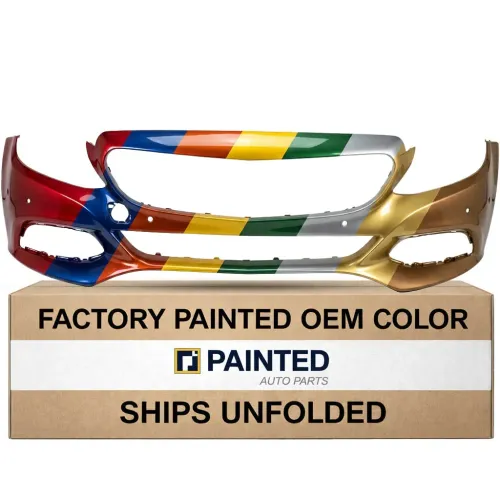 2017-2018 MERCEDES-BENZ C-CLASS CONV Front Bumper OEM# 2058802040649999 With Sensor and Surround View CAPA Certified PL# MB1000511C