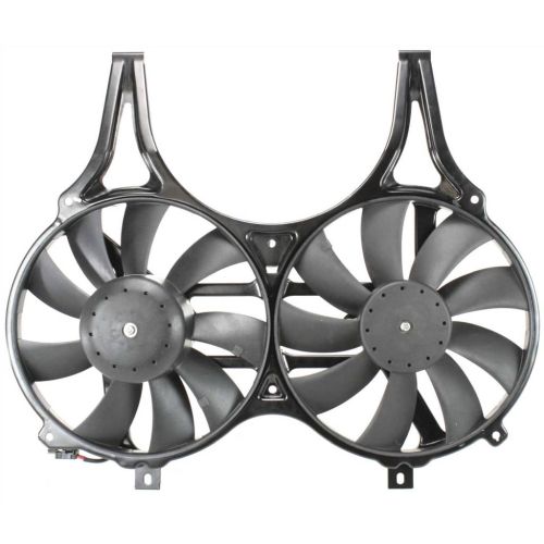 MERCEDES-BENZ E-CLASS (210)  (SEDAN /WAGON ) RADIATOR & A/C FAN ASSY OUTER (E430/E55)(DUAL FAN)(W/O SHROUD) OEM# 0015003893 2000-2002 PL# MB3115109