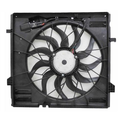 MERCEDES-BENZ ML-CLASS (166) RADIATOR & A/C FAN ASSEMBLY (W/TOWING HITCH)(SINGLE FAN) OEM# 0999064000 2012-2015 PL# MB3115127