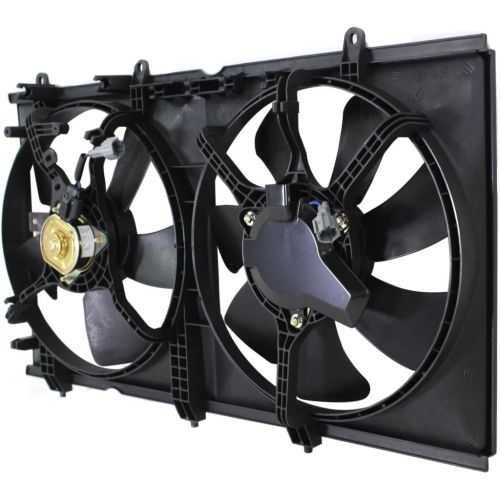 MITSUBISHI LANCER  (EXC EVOLUTION) RADIATOR & A/C FAN ASSY (W/ 2.0 L) OEM# MR968365-PFM 2003-2007 PL# MI3115119