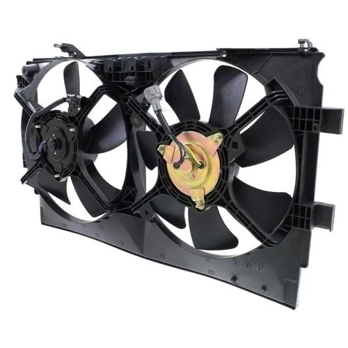 MITSUBISHI LANCER EVOLUTION RADIATOR & A/C FAN ASSEMBLY (DUAL FAN) OEM# 1355A140-PFM 2008-2015 PL# MI3115140