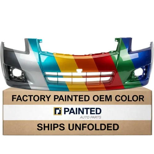 2007-2012 NISSAN SENTRA Front Bumper with Fog Light Holes CAPA OEM 62022ET80J PL# NI1000262C