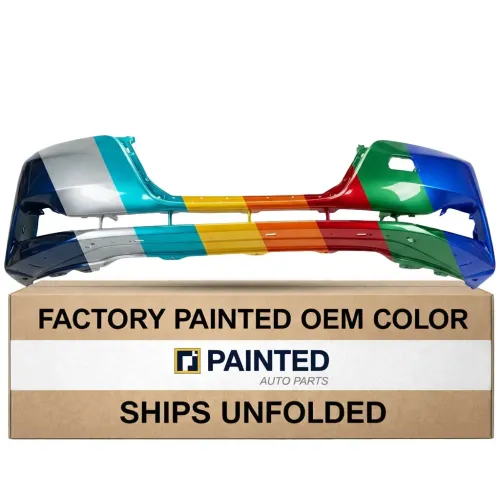 2018-2024 NISSAN LEAF Front Bumper w/ Lower Spoiler Hole w/ Plus Model CAPA OEM# 620225SF3H PL# NI1000329C