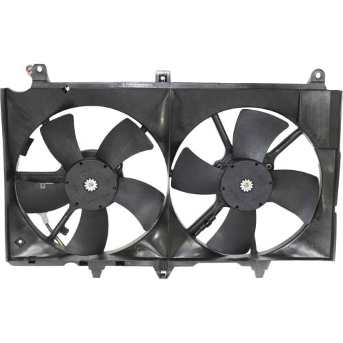 INFINITI G35 COUPE RADIATOR & A/C FAN ASSEMBLY (DUAL FAN) OEM# 21481CF40B 2003-2007 PL# NI3115127