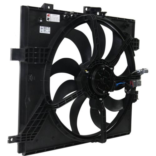 NISSAN(DATSUN) VERSA NOTE HATCHBACK RADIATOR & A/C FAN ASSEMBLY A/T (DUAL SOCKET) OEM# 214819KK0A 2014-2019 PL# NI3115143