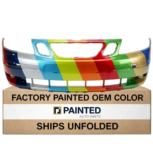 2004-2007 SAAB 9-3 Sedan Convertible Front Bumper w Head Lamp Washer OEM# 32016140 PL# SB1000123