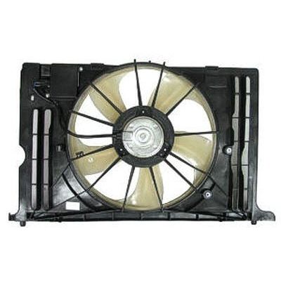 PONTIAC VIBE  RADIATOR & A/C FAN ASSY (1.8L)(SINGLE FAN) W/CONTROL WO/UPPER SHROUD OEM# 163630T020-PFM 2009-2010 PL# TO3115166