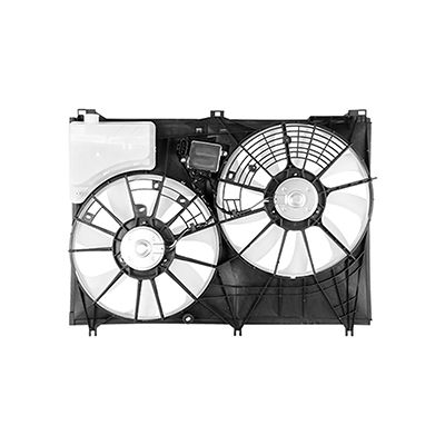 TOYOTA HIGHLANDER RADIATOR & A/C FAN ASSEMBLY (3.5L W/ TOW)(W/MODULE) OEM# 167110P240-PFM 2014-2019 PL# TO3115196