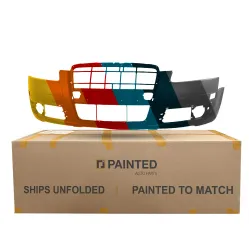 AUDI A6 SEDAN /WAGON FRONT BUMPER COVER PRIMED (W/O WASHER)(WO/S-LINE) OEM#4F0807105DGRU 2005-2008 PL# AU1000156