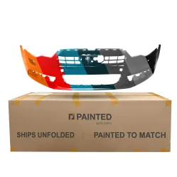 AUDI A6 SEDAN FRONT BUMPER COVER PRIMED (WO/SENSOR)(WO/S-LINE) OEM#4G0807065GRU 2012-2015 PL# AU1000207