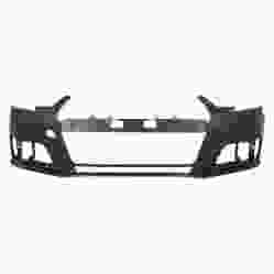 AUDI A4 SEDAN FRONT BUMPER COVER PRIMED (WO/WASHER)(WO/SENSOR)(WO/S-LINE)**CAPA** OEM#8W0807065MGRU 2017-2018 PL# AU1000235C