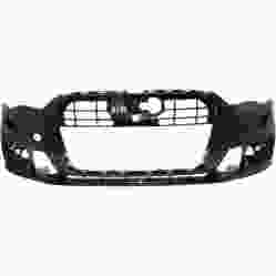 AUDI A6 SEDAN  FRONT BUMPER COVER PRIMED (WO/PK SENSOR)(WO/S-LINE)(W/CHROME TRIM)**CAPA** OEM#4G0807065PGRU 2016 PL# AU1000240C