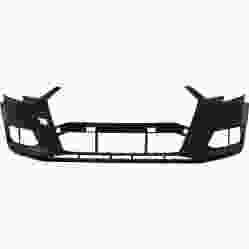 AUDI A3 CABRIO  FRONT BUMPER COVER PRIMED (WO/WASH)(W/PK SENSOR)(WO/PK ASSIST)(WO/S-LINE) OEM#8V5807065SGRU 2017-2020 PL# AU1000244