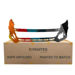 AUDI Q7 FRONT BUMPER COVER PRIMED (W/WASH)(WO/PK ASSIST) OEM#4M0807065GGRU 2017-2019 PL# AU1000278