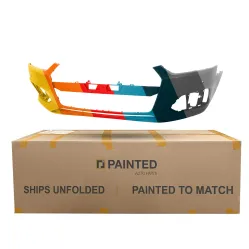 AUDI A5 4DOORS SPORTBACK  FRONT BUMPER COVER PRIMED (WO/WASHER)(W/PK SENSOR)(W/AUTO PARK)(WO/S-LINE) **CAPA** OEM#8W6807065BGRU 2018-2019 PL# AU1000281C