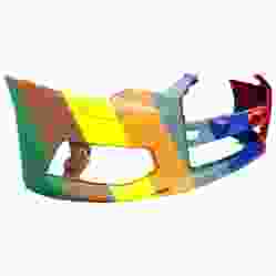 AUDI A6 SEDAN FRONT BUMPER COVER PRIMED (WO/PARALLEL PK ASSIST)(WO/S-LINE) **CAPA** OEM#4K0807065GRU 2019-2023 PL# AU1000291C