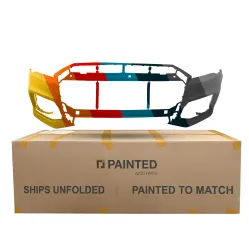 AUDI Q7 / SQ7 FRONT BUMPER COVER PRIMED (WO/WASH)(WO/PK ASSIST)(Q7 WO/S-LINE)**CAPA** OEM#4M0807065QGRU 2020-2024 PL# AU1000300C