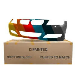 BMW BMW 3 (SEDAN) FRONT BUMPER COVER PRIMED (W/O SENSOR)(W/WASHER)(WO/M) OEM#51117226711 2009-2011 PL# BM1000211