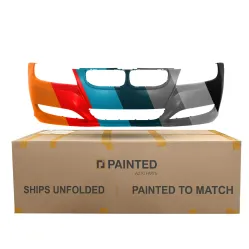 BMW BMW 3 (SEDAN) FRONT BUMPER COVER PRIMED (W/O SENSOR)(WO/WASHER)(WO/M) OEM#51117226709 2009-2011 PL# BM1000212
