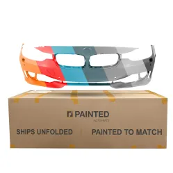 BMW BMW 3 (SEDAN) HYBRID FRONT B COVER PRIMED (WO/LWR MLDG)W/ WASH W/ PK SNSR WO/PK ASSIT WO/CAMERA(EXC M SPORT) OEM#51117293018 2013-2015 PL# BM1000259