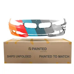 BMW BMW 3 (SEDAN) HYBRID FRONT B COVER PRIMED (WO/LWR MLDG)WO/WASH W/PK SNSR W/ PK ASSIT WO/CAMERA(EXC M SPORT) OEM#51117293013 2013-2015 PL# BM1000263