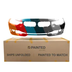 BMW BMW 3 (SEDAN) FRONT B COVER PRM(W/ MLDG)W/ WASH W/ PK SNSR W/PK ASSIT W/CAMERA(EXC M SPORT)**CAPA* OEM#51117293090 2012-2015 PL# BM1000267C