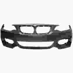 BMW BMW 2 2DOORS/CONV  FRONT BUMPER COVER PRIMED (WO/WASH W/PK SNSR WO/PK ASSIST)(W/M SPORT)(M MDL) **CAPA** OEM#51118058098 2015-2021 PL# BM1000410C