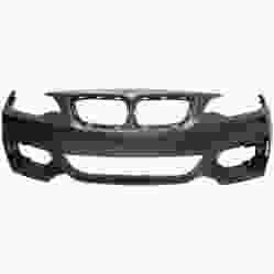 BMW BMW 2 2DOORS/CONV  FRONT BUMPER COVER PRIMED (W/ WASH W/PK SNSR WO/PK ASSIST)(W/M SPORT)(M MDL) **CAPA** OEM#51118058096 2015-2021 PL# BM1000412C