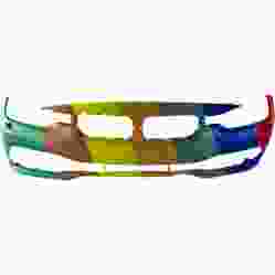 BMW BMW 3 (SEDAN) HYBRID  FRONT BUMPER COVER PRIMED W/WASH WO/M SPORT (STANDARD)**CAPA** OEM#51117445106 2016-2018 PL# BM1000426C