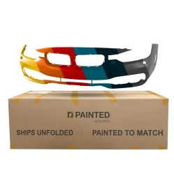 BMW BMW 3 (SEDAN) HYBRID  FRONT BUMPER COVER PRIMED W/WASH WO/M SPORT (STANDARD) OEM#51117445106 2016-2018 PL# BM1000426