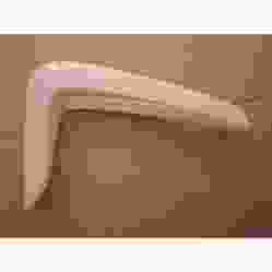 BMW BMW 4 COUPE FRONT FENDER SIDE VENT TRIM RIGHT (Passenger Side) MAT-WHITE OEM#51747381994 2014-2016 PL# BM1293111