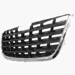 CHRYSLER TOWN & COUNTRY GRILLE CHR/BLK (BLACK CENTER) OEM#5113127AA 2008-2010 PL# CH1200322