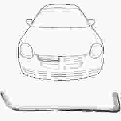 DODGE NEON/SX 2.0  GRILLE MLDG UPPER RIGHT (Passenger Side) CHROME OEM#5303562AB 2003-2005 PL# CH1202100