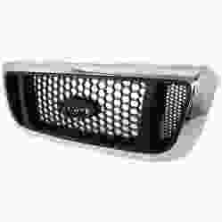 FORD TRUCKS & VANS RANGER  GRILLE CHROME W/ARG MESH TYPE (4WD) OEM#4L5Z8200EAA 2004-2005 PL# FO1200453